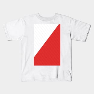 Glasgow Rangers Retro 1988 Away Red & White Jersey Design Kids T-Shirt